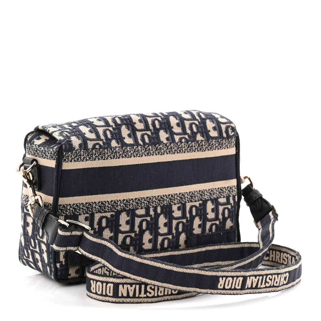 Dior Blue Oblique Messenger Bag