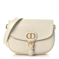 Dior White Leather Bobby Bag