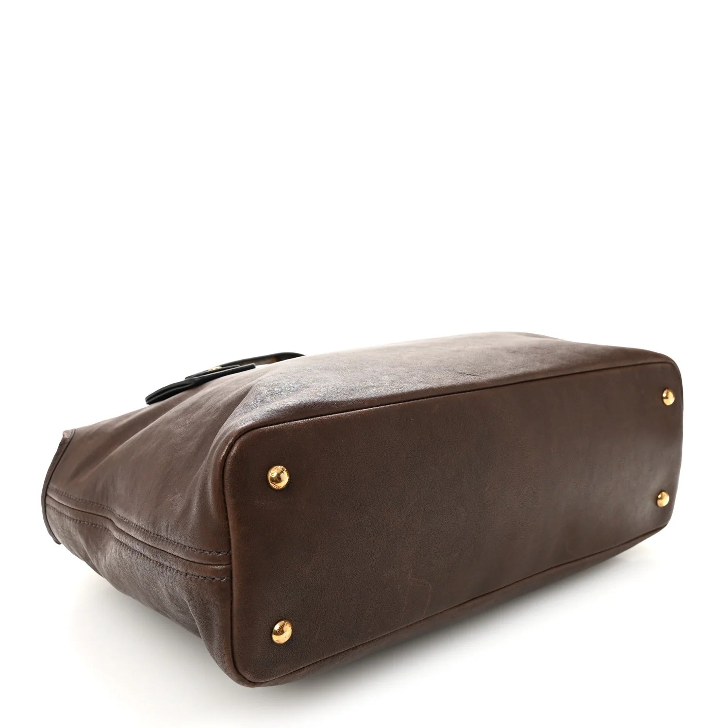 Miu Miu Brown Leather Tote