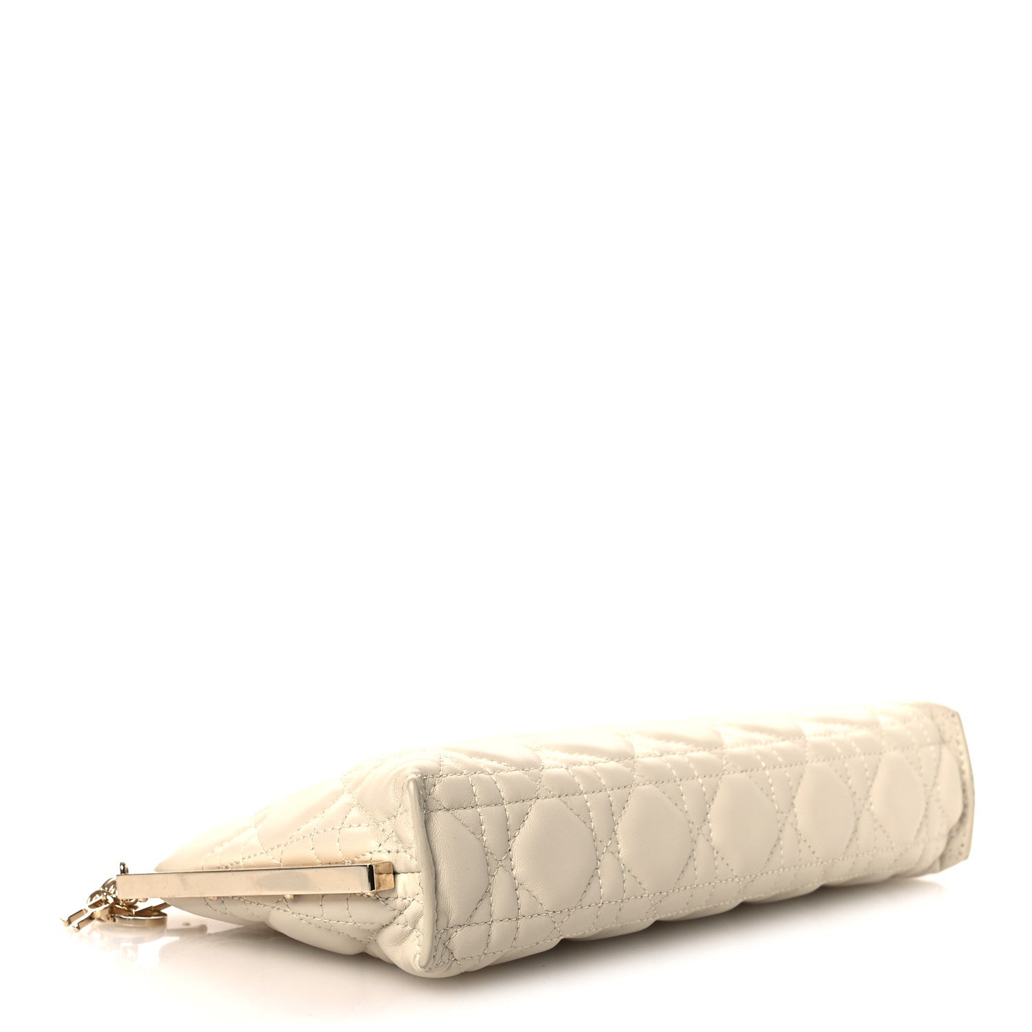Dior Cream Cannage Leather Pouch