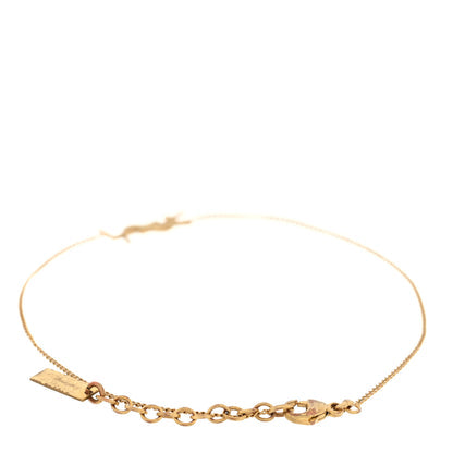 Saint Laurent Gold YSL Bracelet