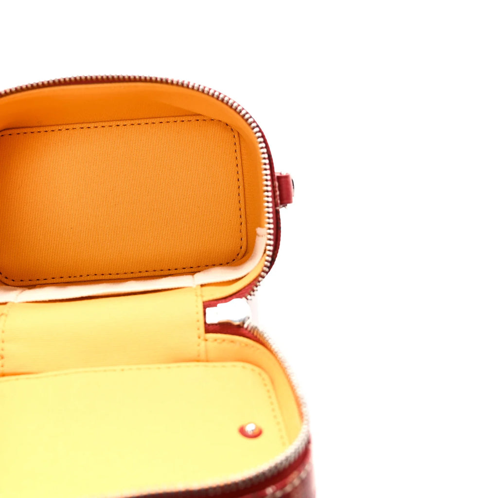 Goyard Red Goyardine Mini Vanity