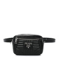 Prada Black Quilted Leather Belt Bag