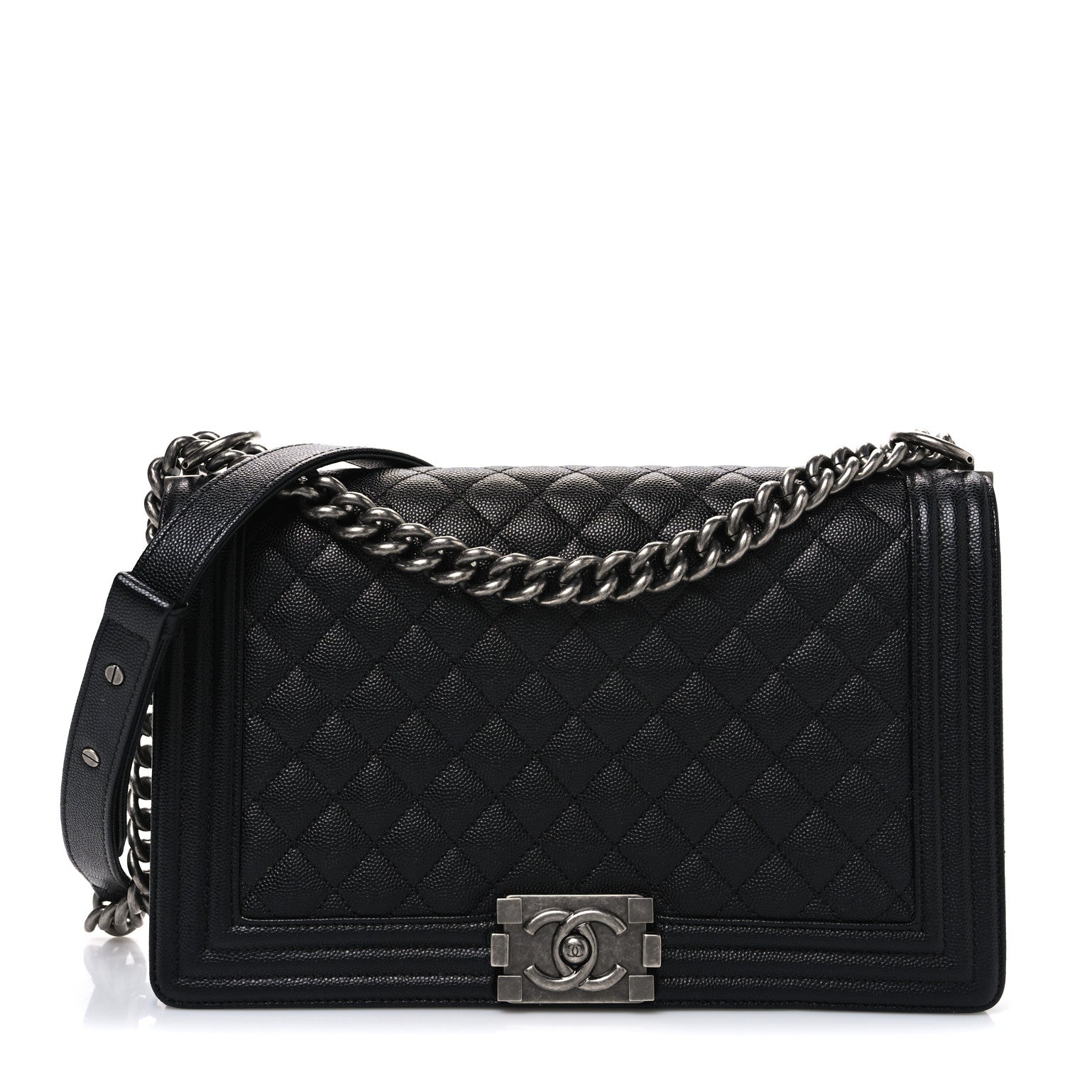 Chanel Black Caviar Boy Bag