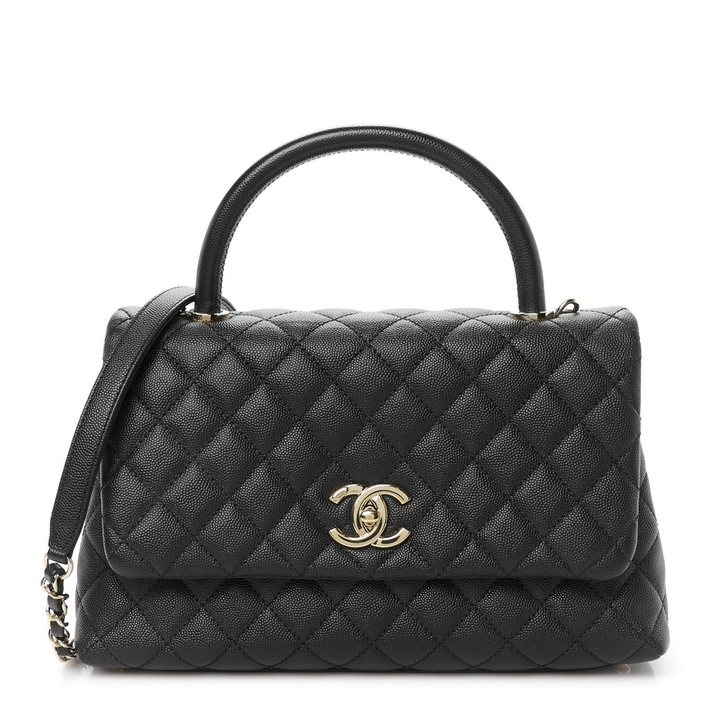 Chanel Black Quilted Caviar Bag