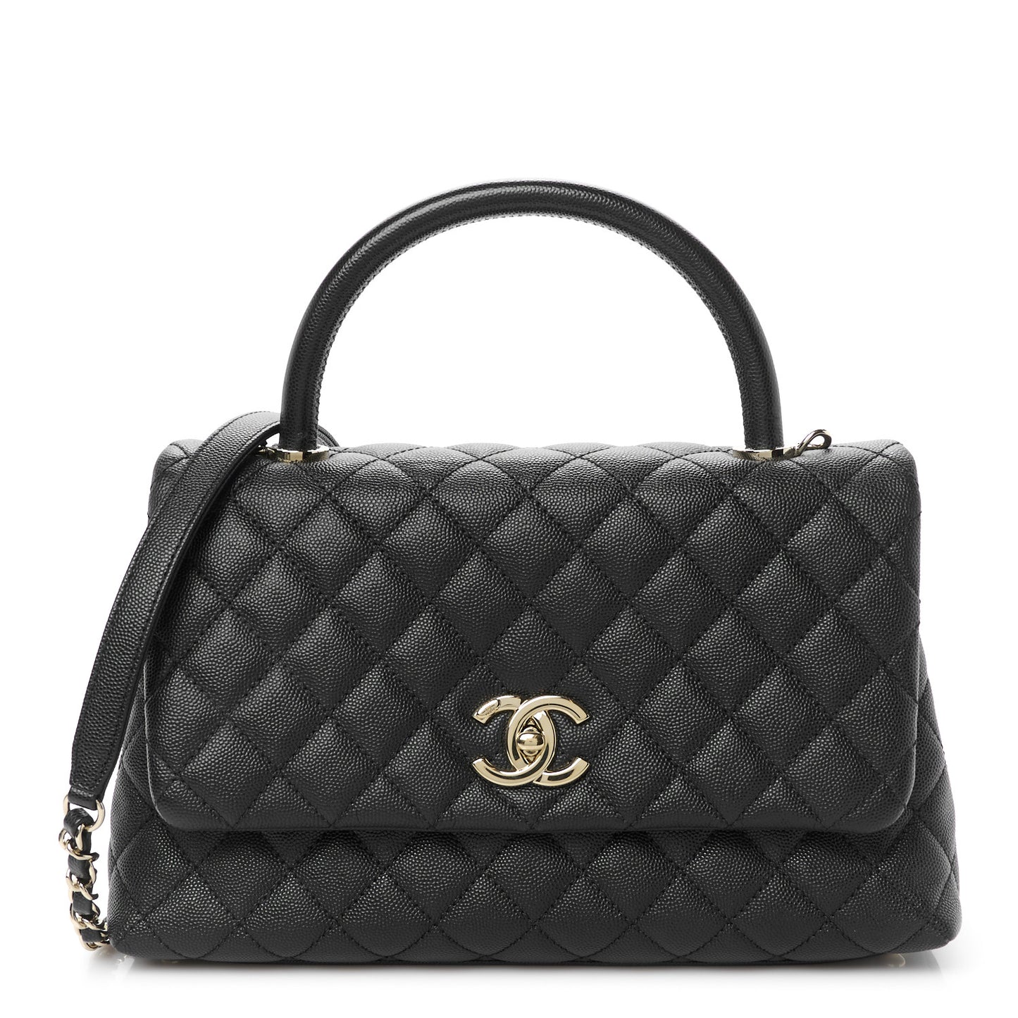 Chanel Black Quilted Caviar Bag