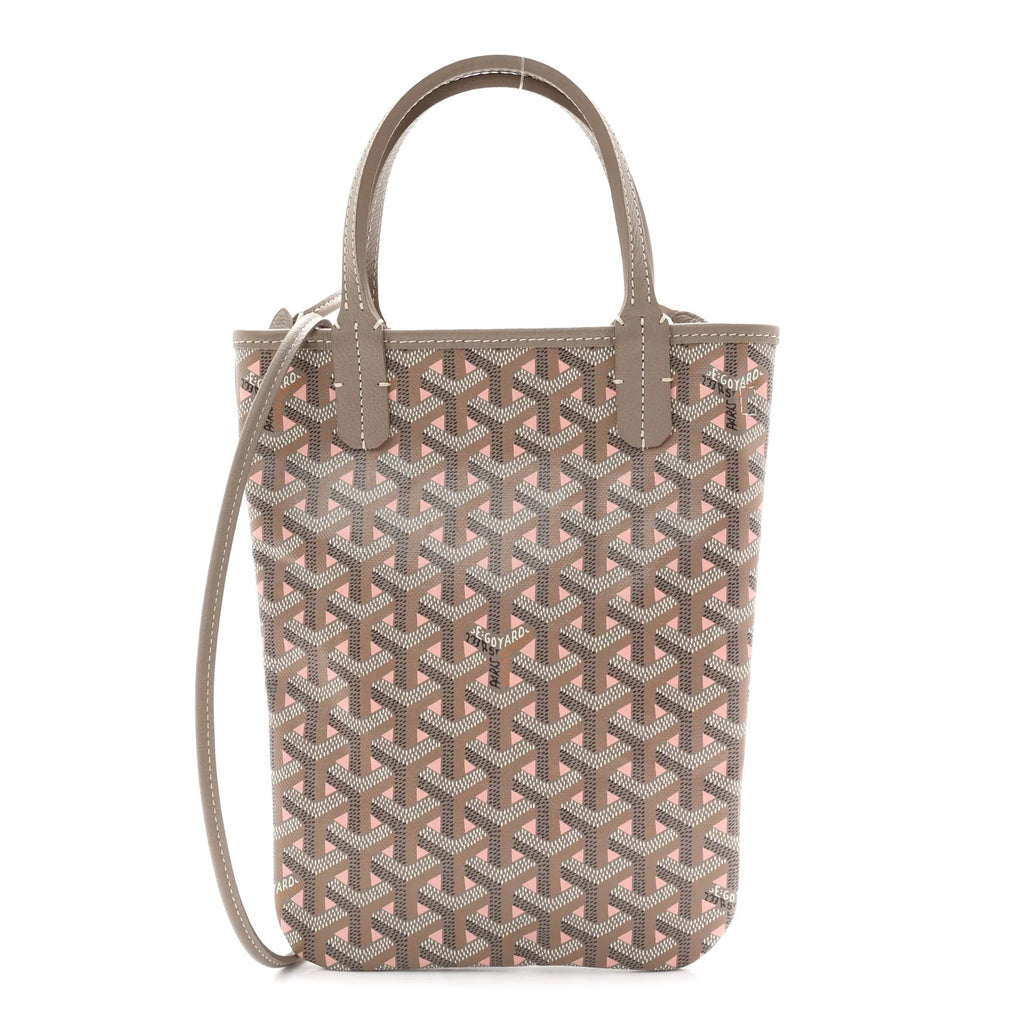 Goyard Grey Goyardine Poitiers Tote