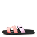 Hermes Bicolor Leather Chypre Sandals