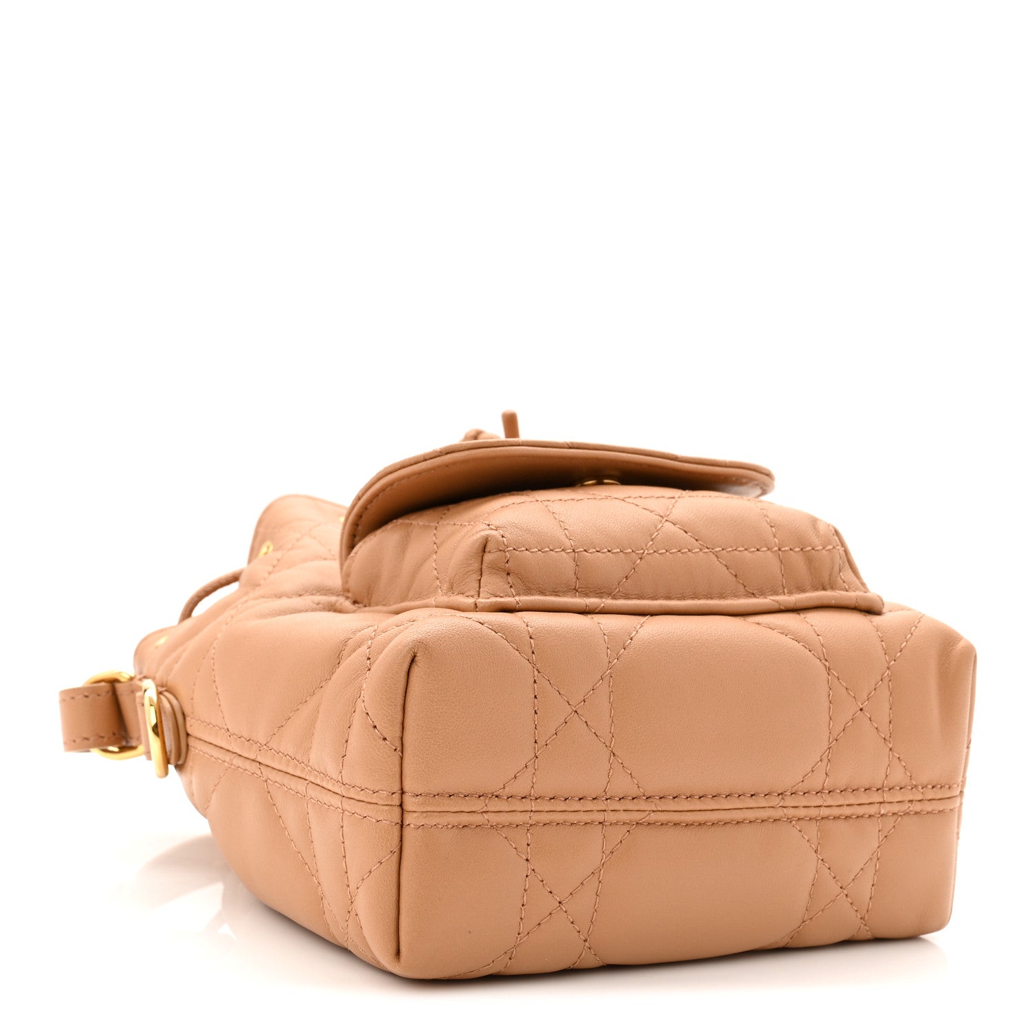 Dior Caro Quilted Bucket Bag