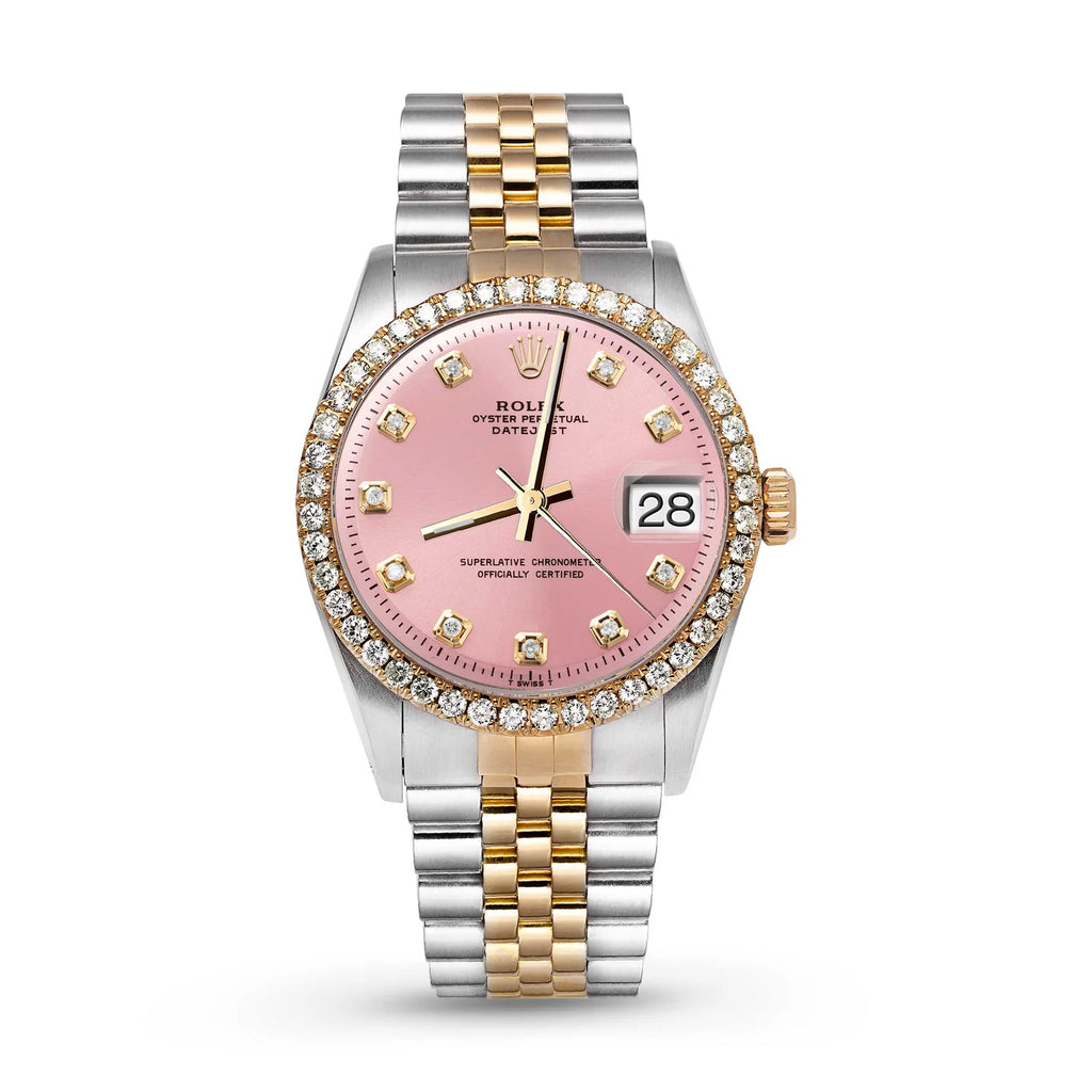 Rolex Datejust Two-Tone Pink Diamond