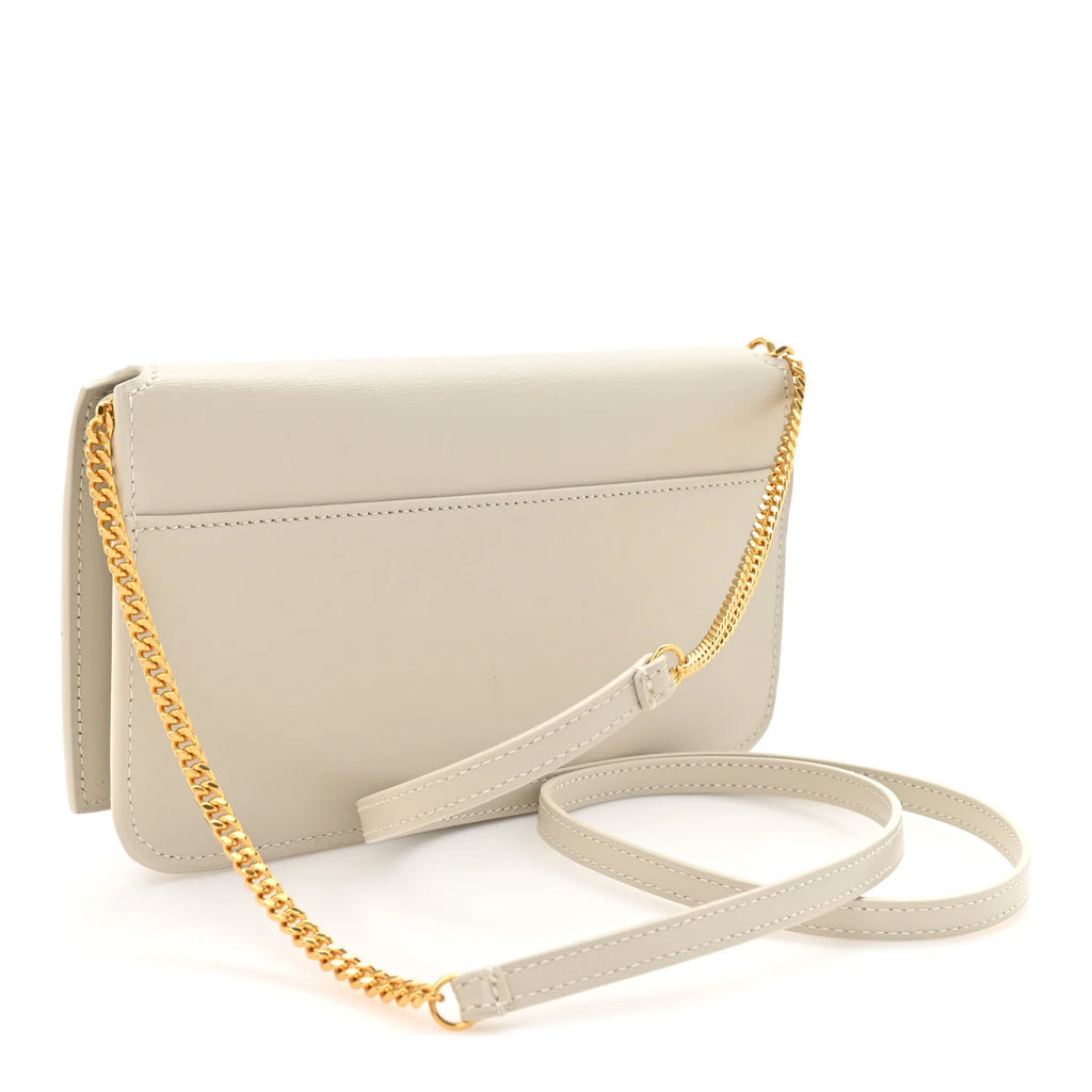 Saint Laurent White Leather Bag
