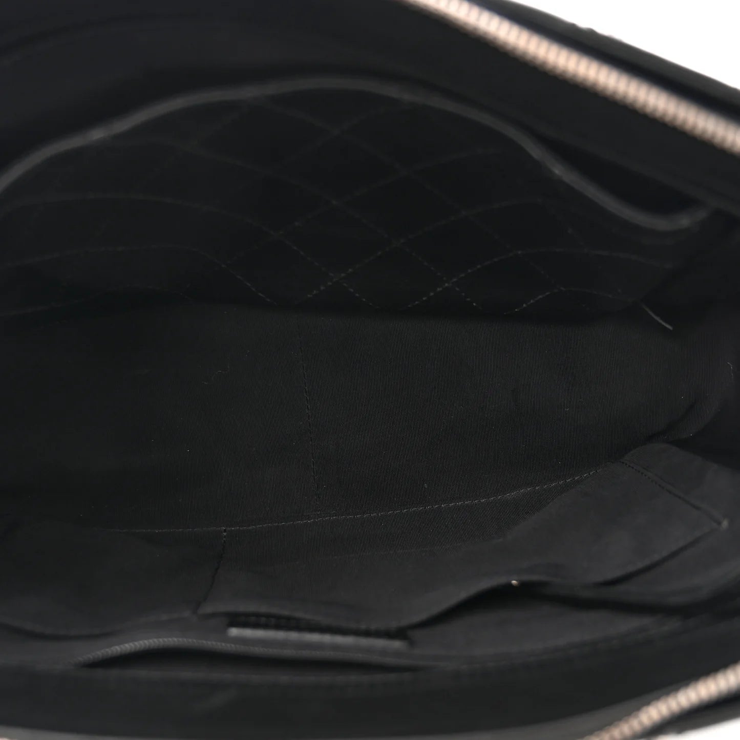 Chanel Black Quilted Leather Tote