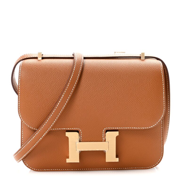 Hermes Gold Epsom Constance Bag