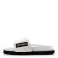 Louis Vuitton White Leather Slides