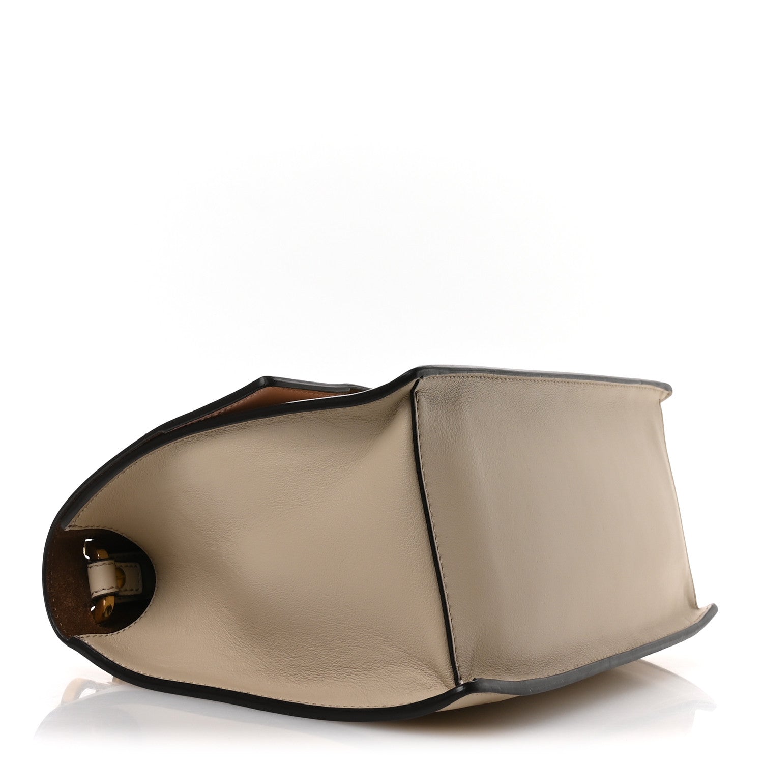 Fendi Beige Leather Shoulder Bag