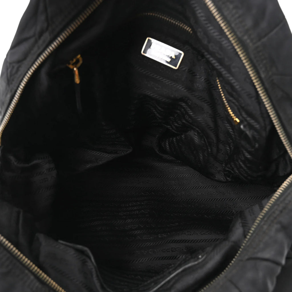 Prada Black Quilted Nylon Bag