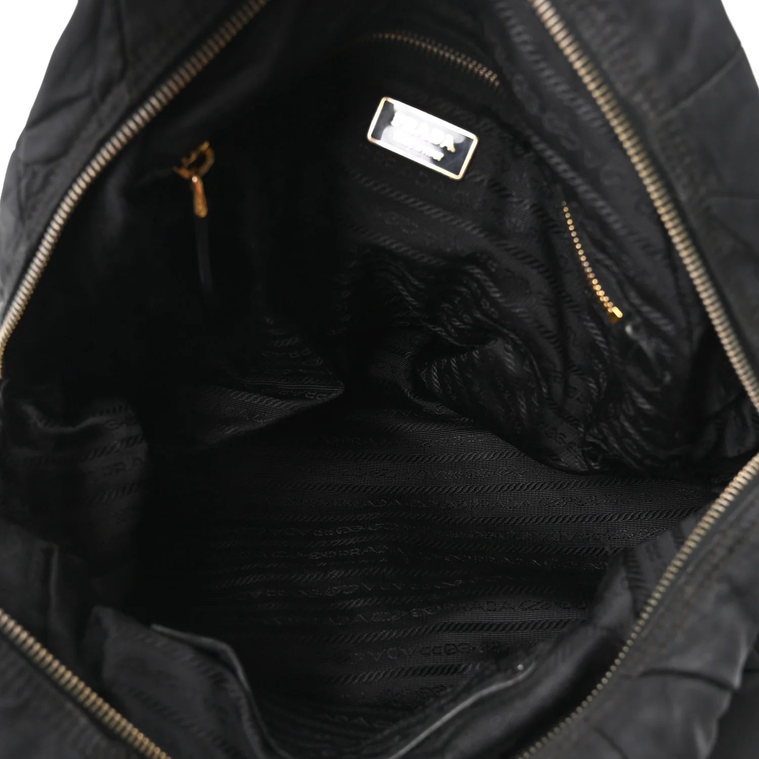 Prada Black Quilted Nylon Bag