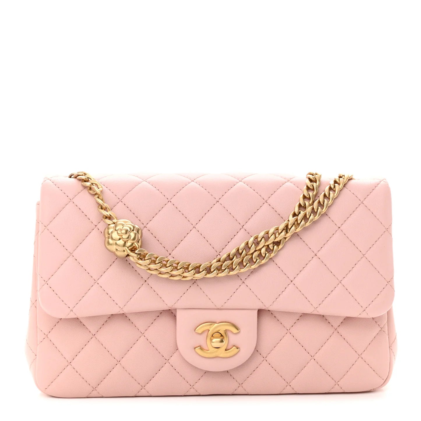 Chanel Pink Quilted Lambskin Bag