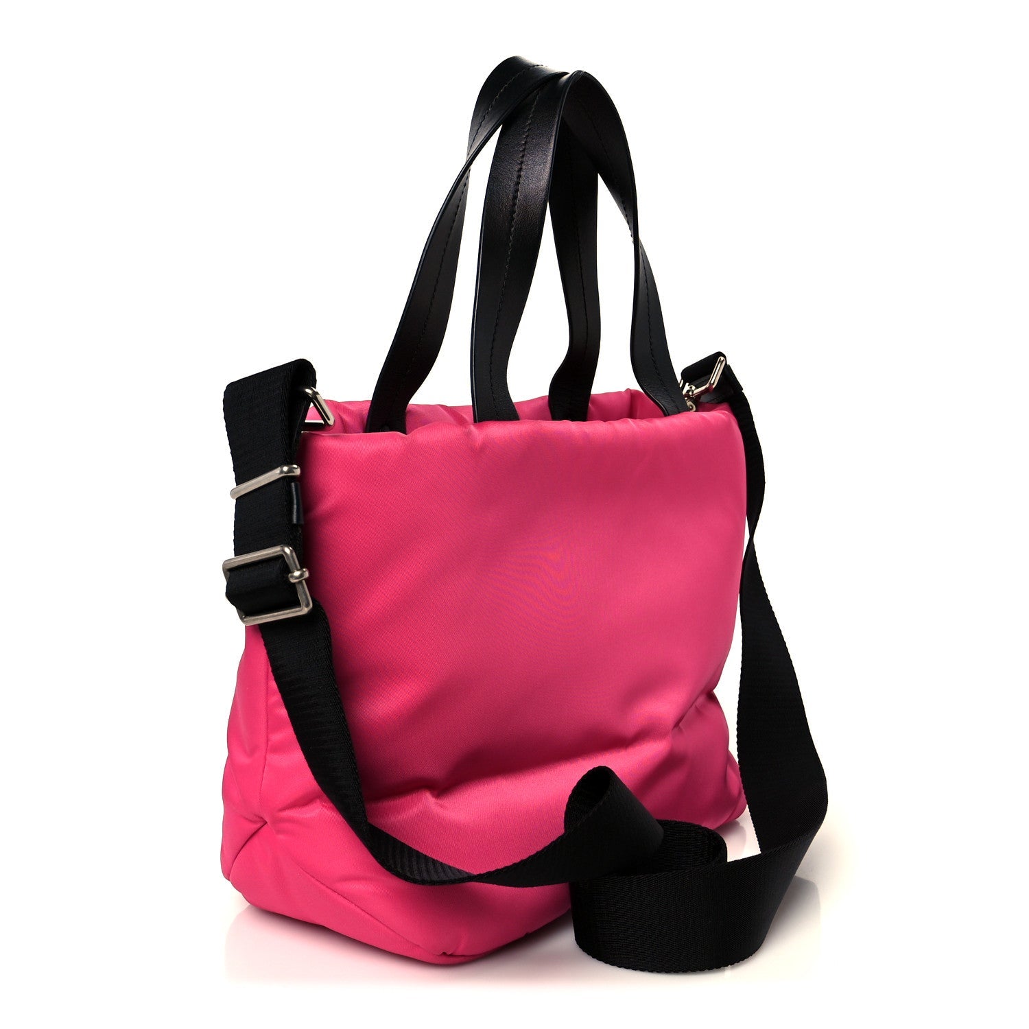 Prada Pink Padded Nylon Tote
