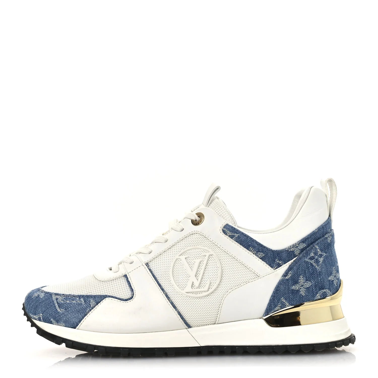 Louis Vuitton White Denim Sneakers