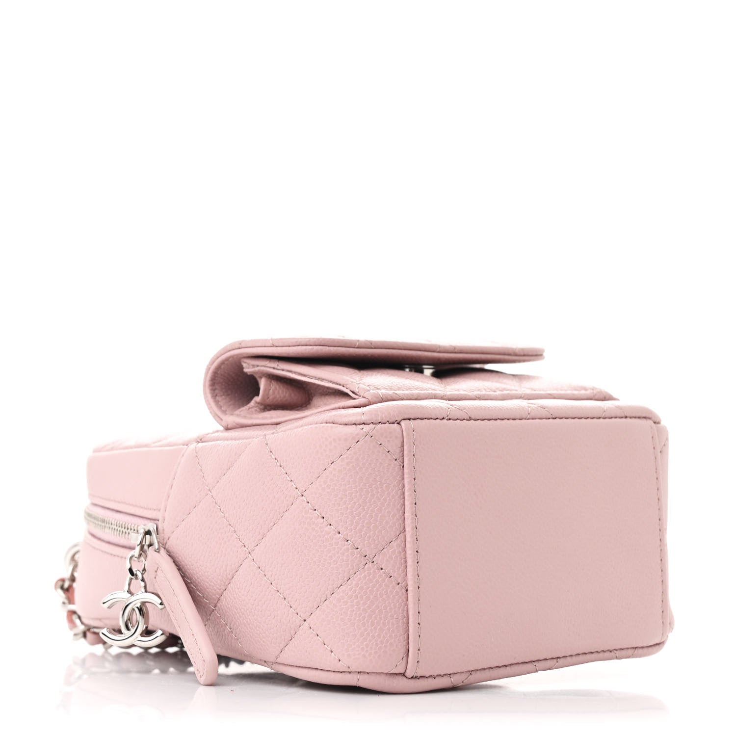 Chanel Pink Quilted Caviar Backpack
