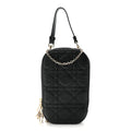 Dior Black Cannage Leather Pouch