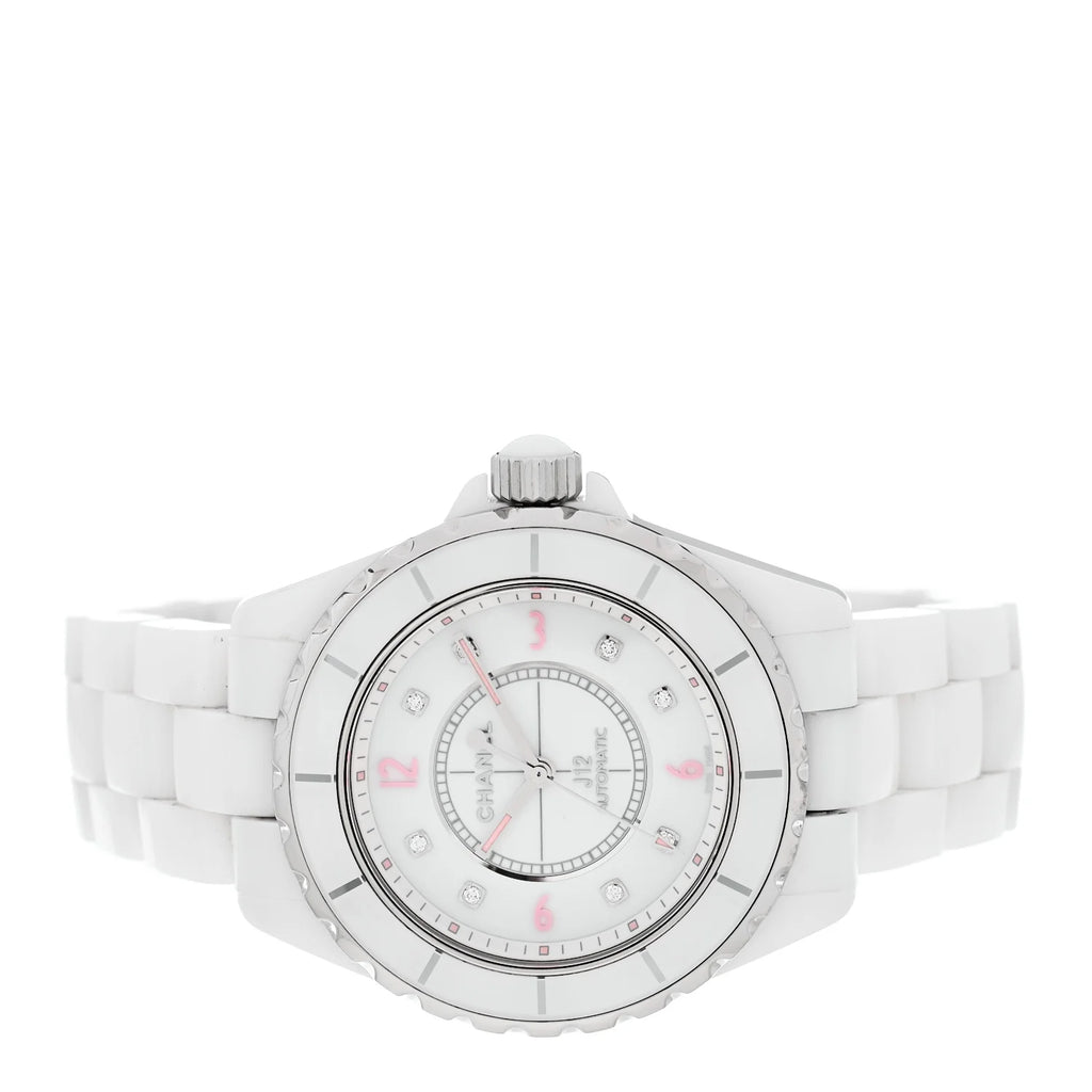 Chanel J12 White Ceramic Diamond