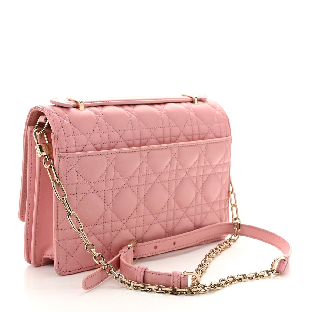 Dior Pink Cannage Flap Bag