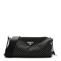 Prada Black Studded Nylon Bag