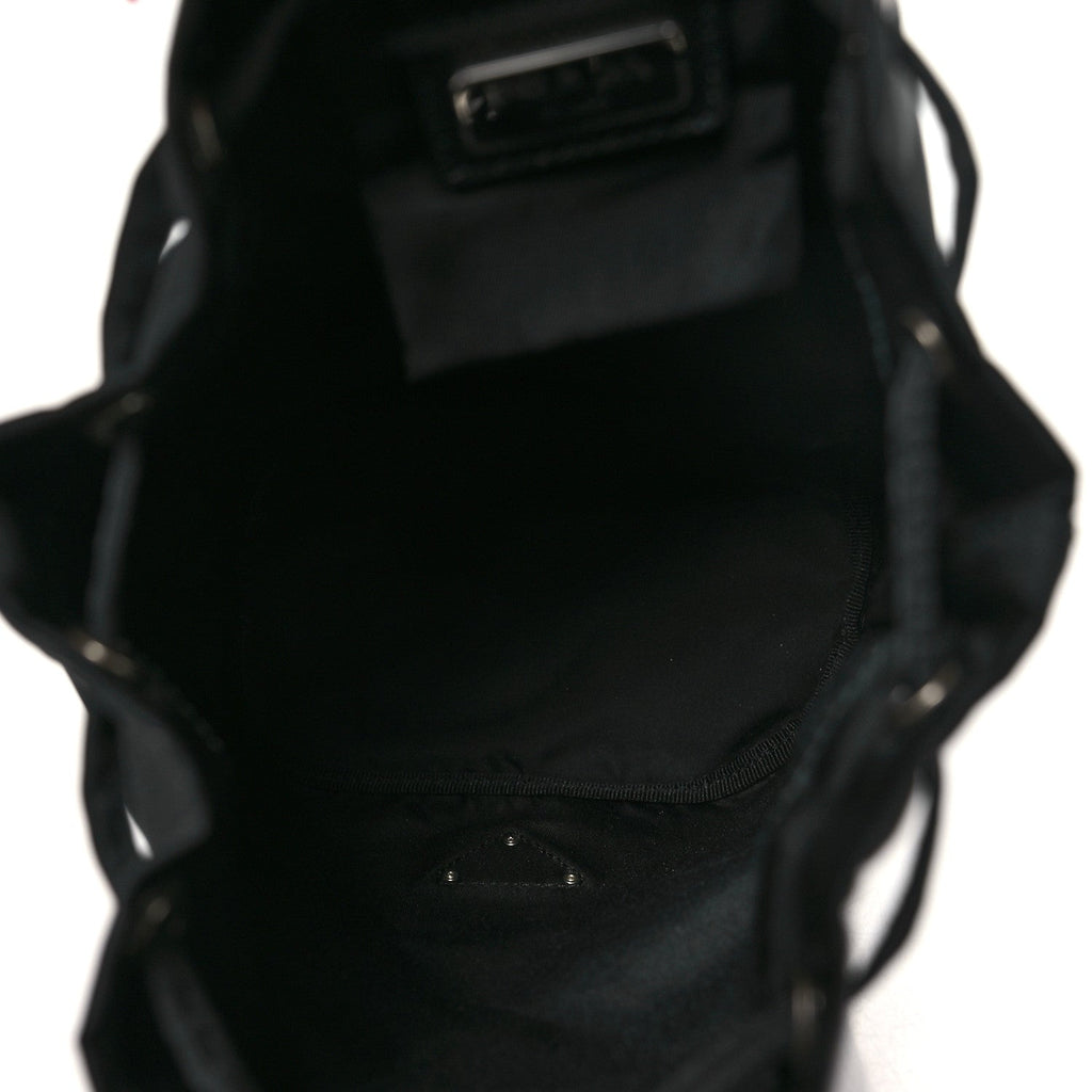 Prada Black Nylon Drawstring Pouch