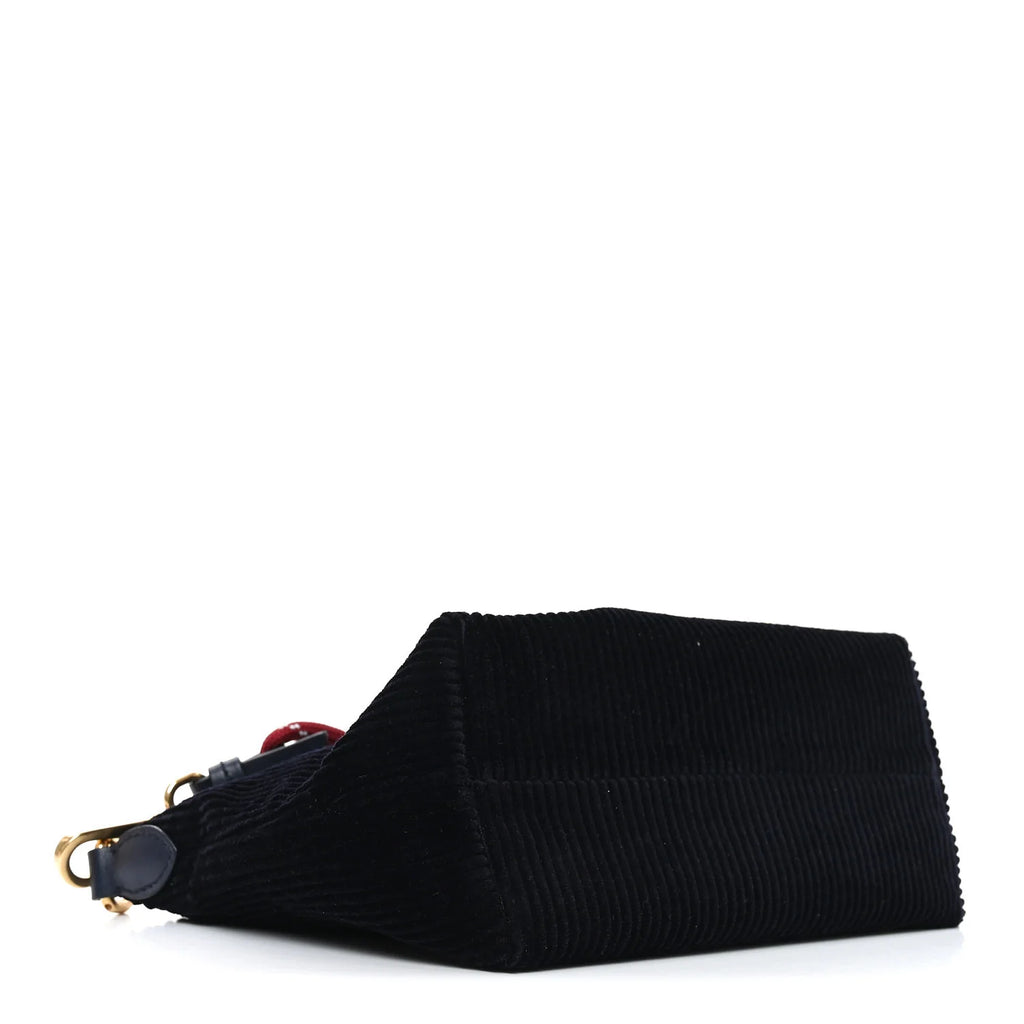 Miu Miu Black Corduroy Pouch