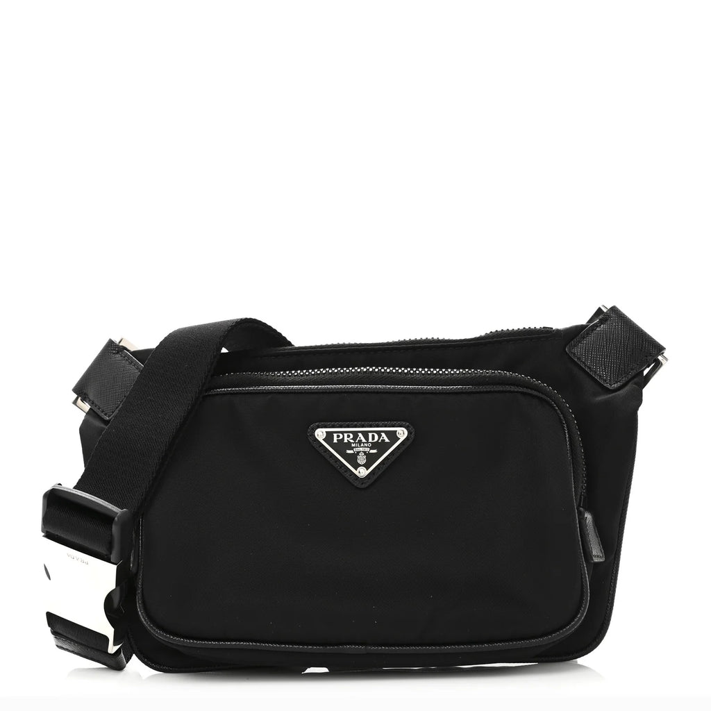 Prada Black Nylon Crossbody Bag