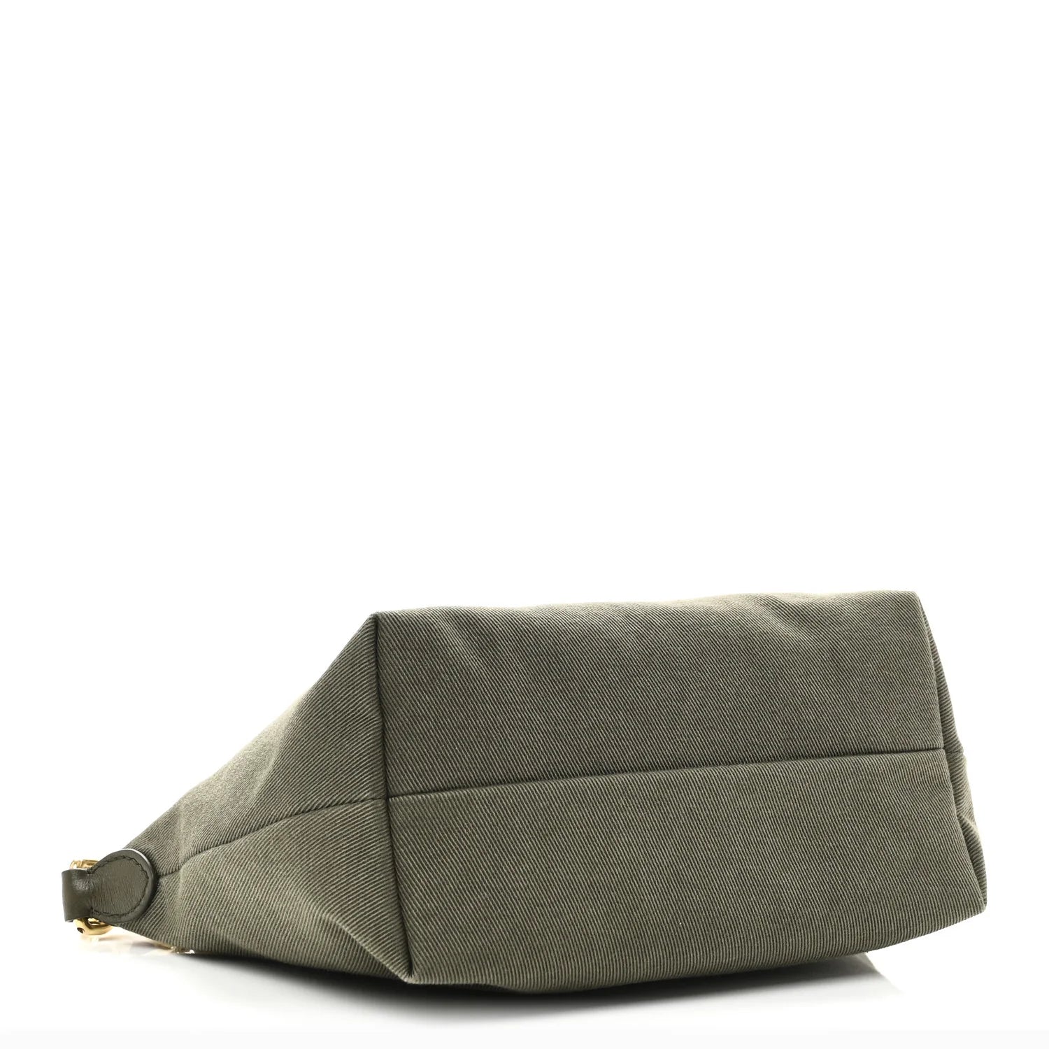Miu Miu Green Canvas Pouch Bag