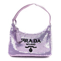 Prada Lilac Sequin Shoulder Bag