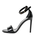 Louis Vuitton Black Patent Sandals