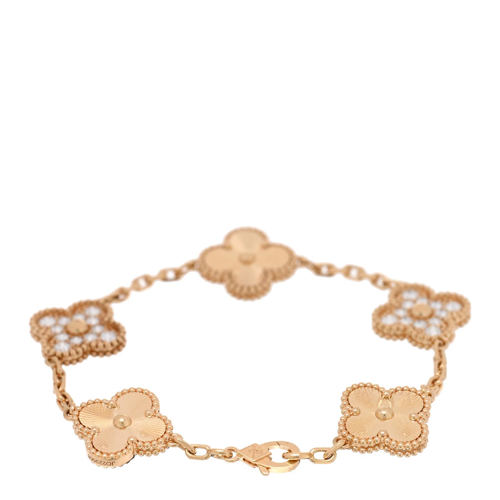Van Cleef Diamond Alhambra Bracelet