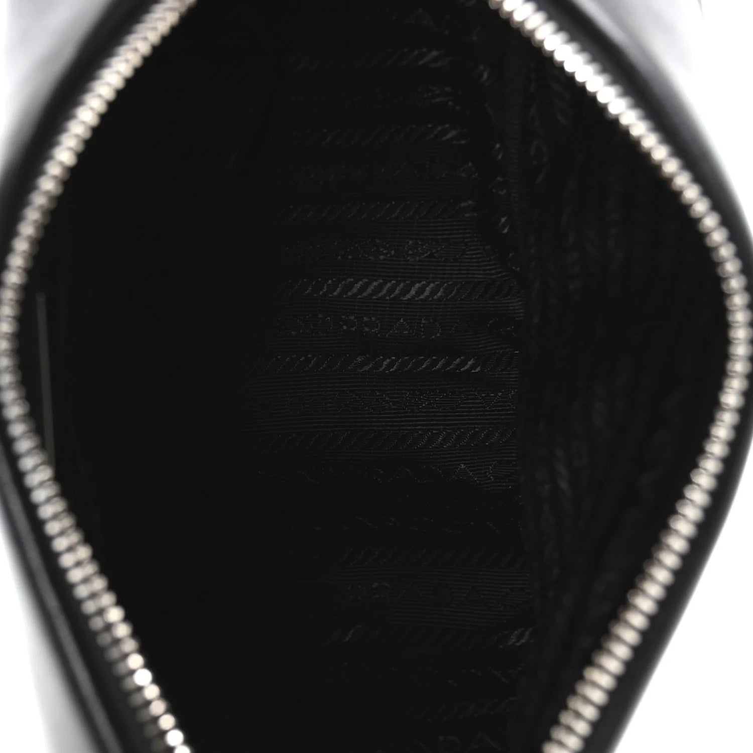 Prada Black Leather Triangle Bag