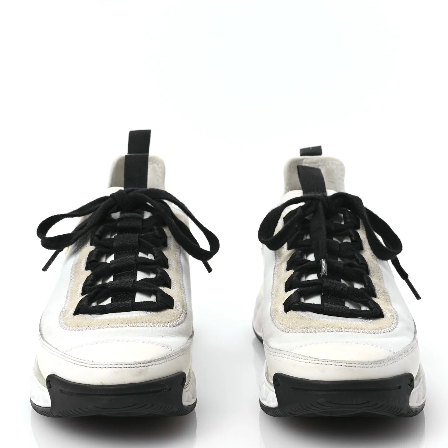 Chanel White Chunky CC Sneakers
