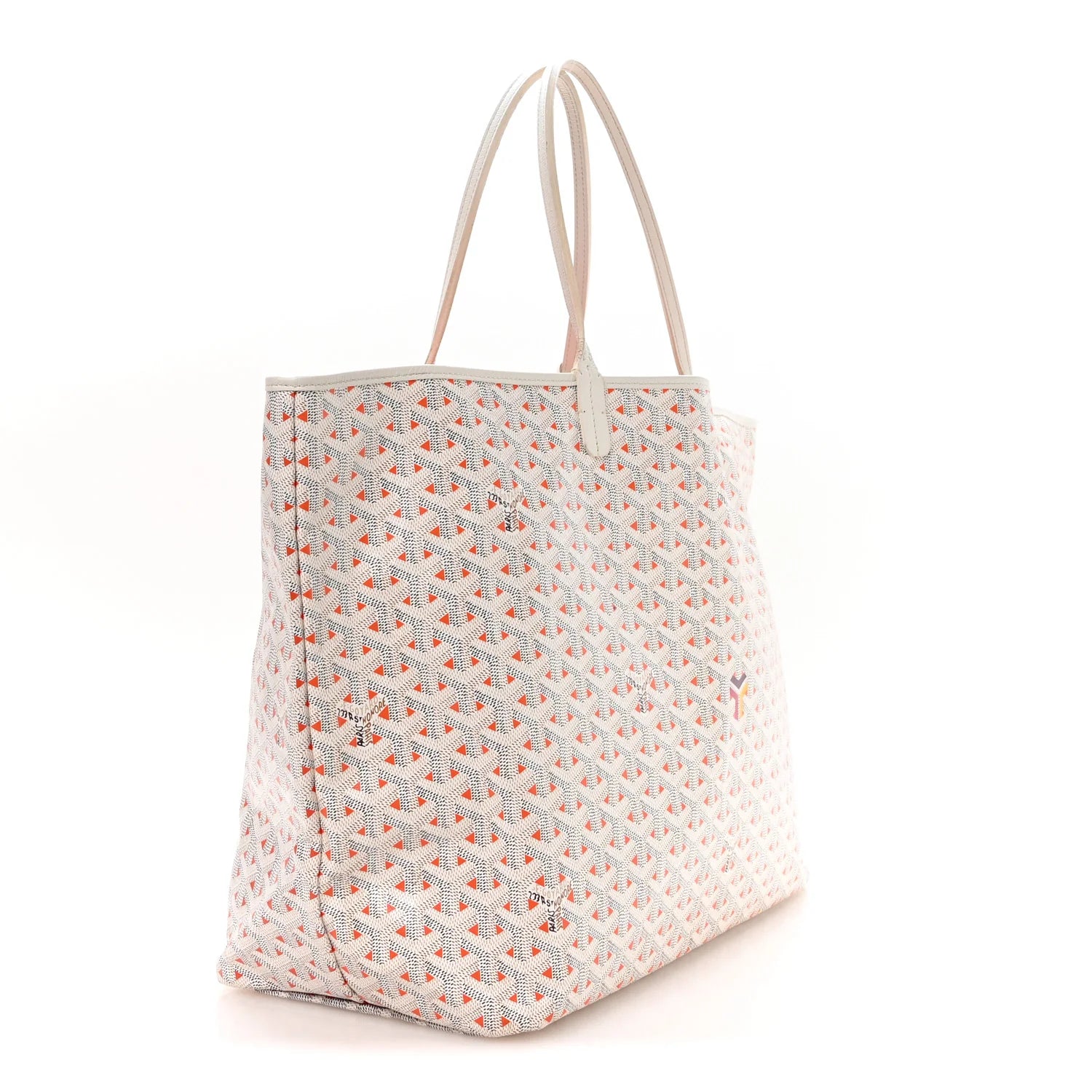 Goyard White Red Saint Louis GM