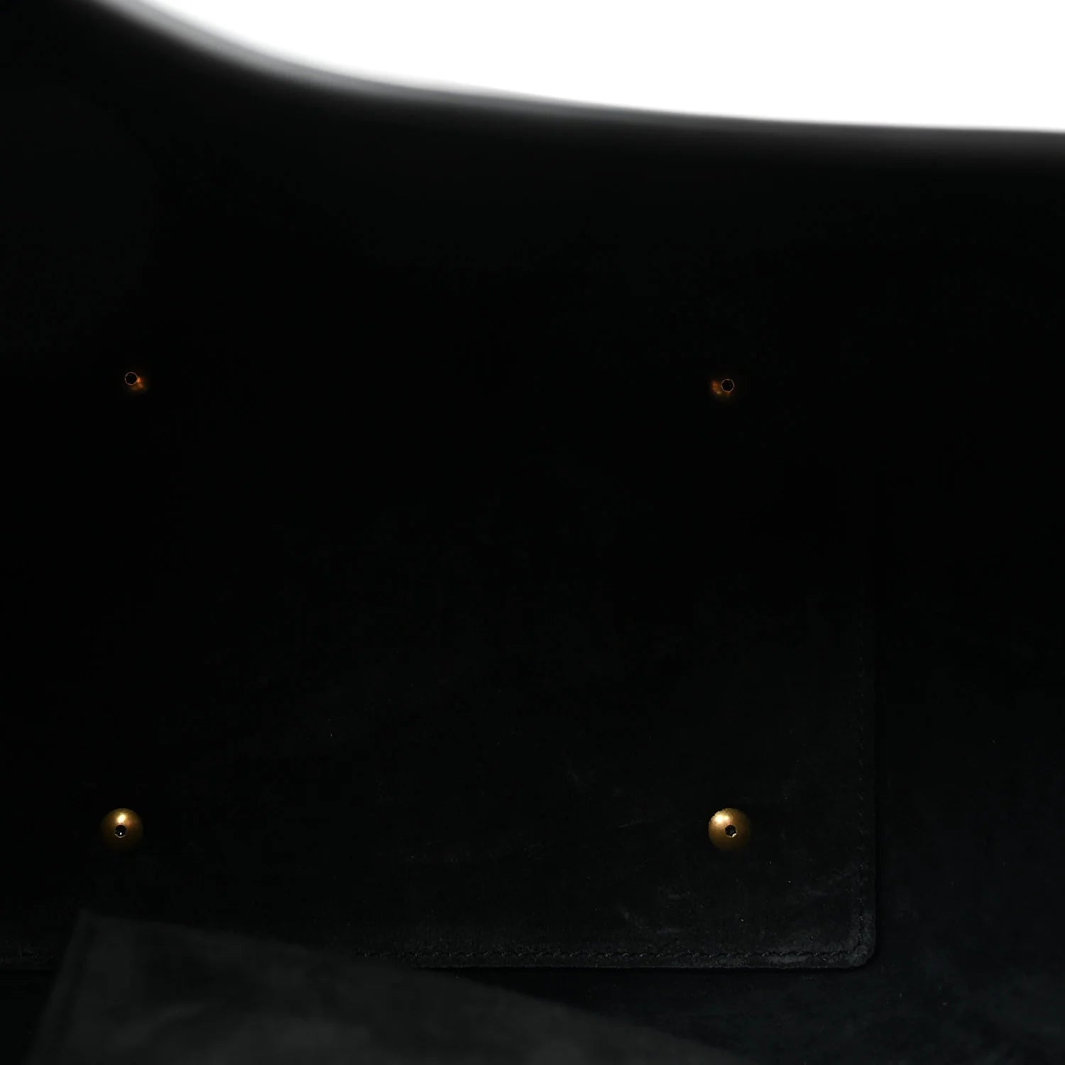 Saint Laurent Black Leather Bucket Bag