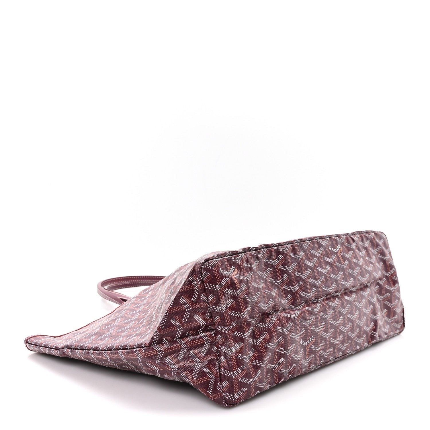 Goyard Burgundy Goyardine Saint Louis
