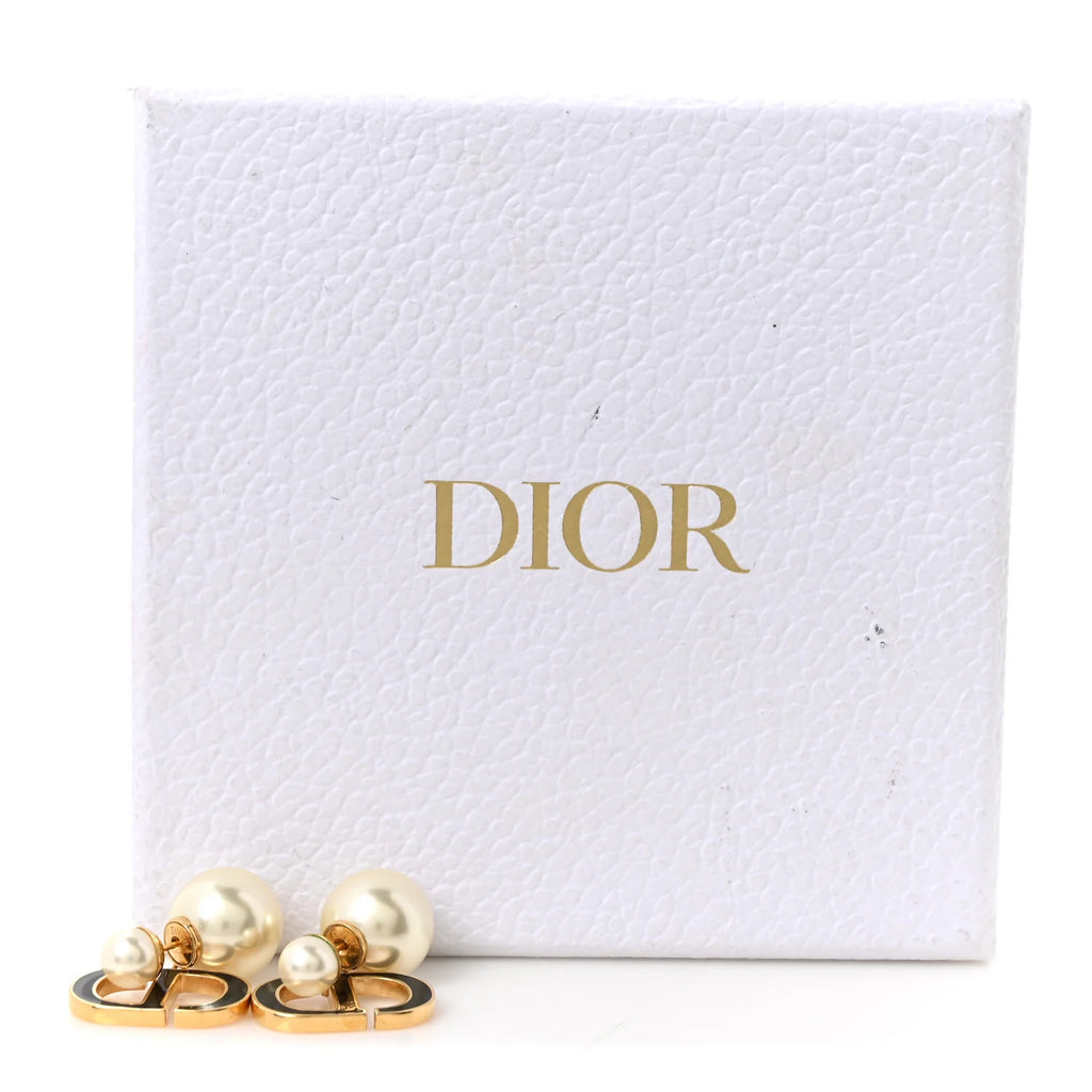 Dior Black CD Tribales Earrings