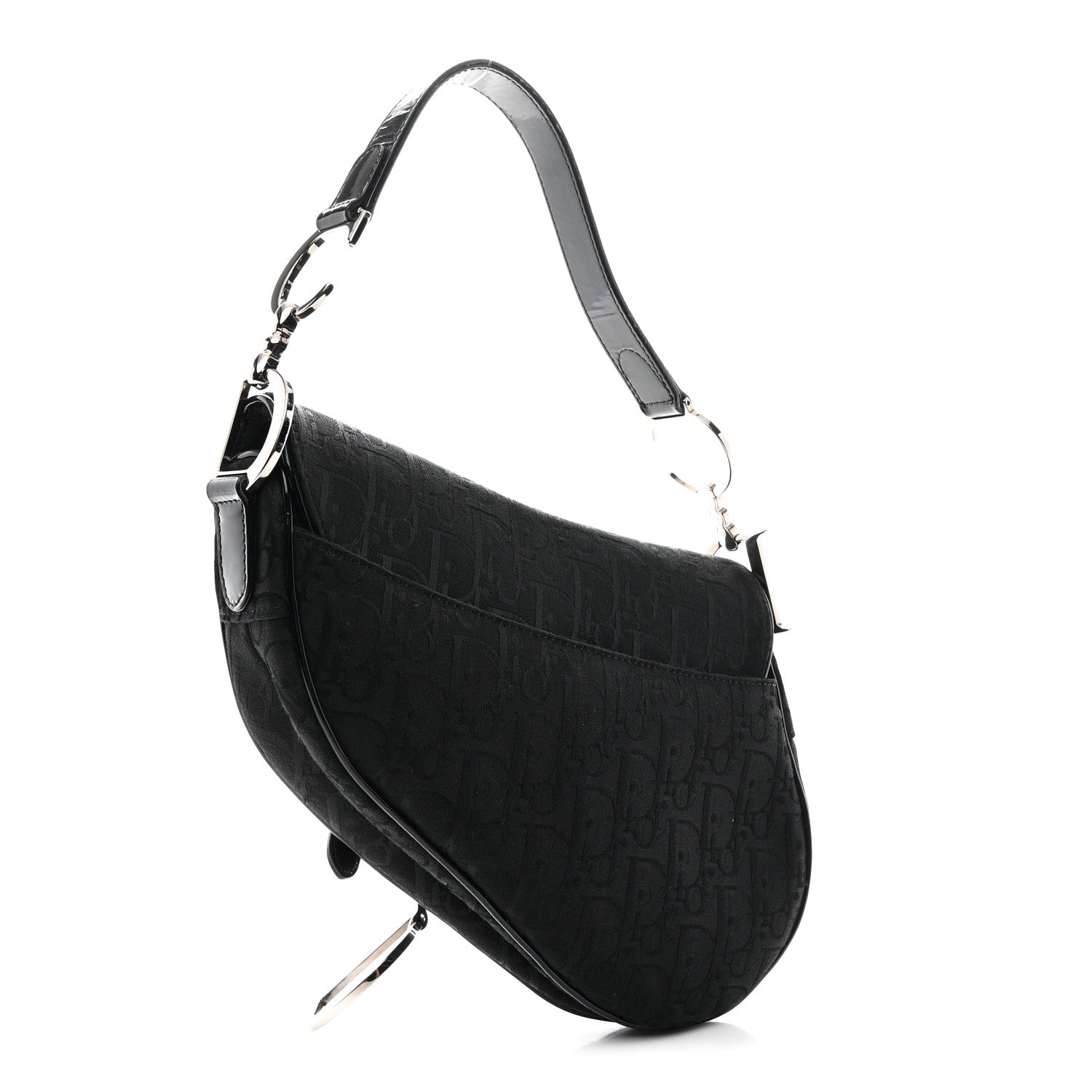 Dior Black Oblique Saddle Bag