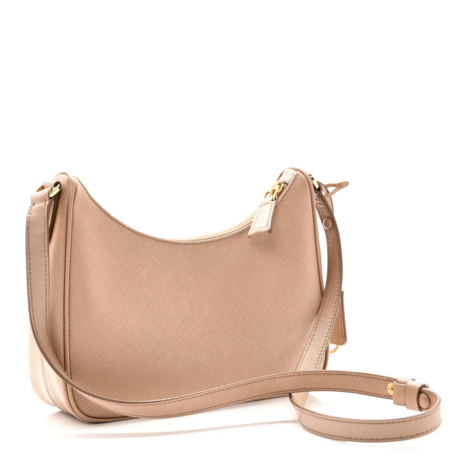 Prada Beige Saffiano Shoulder Bag