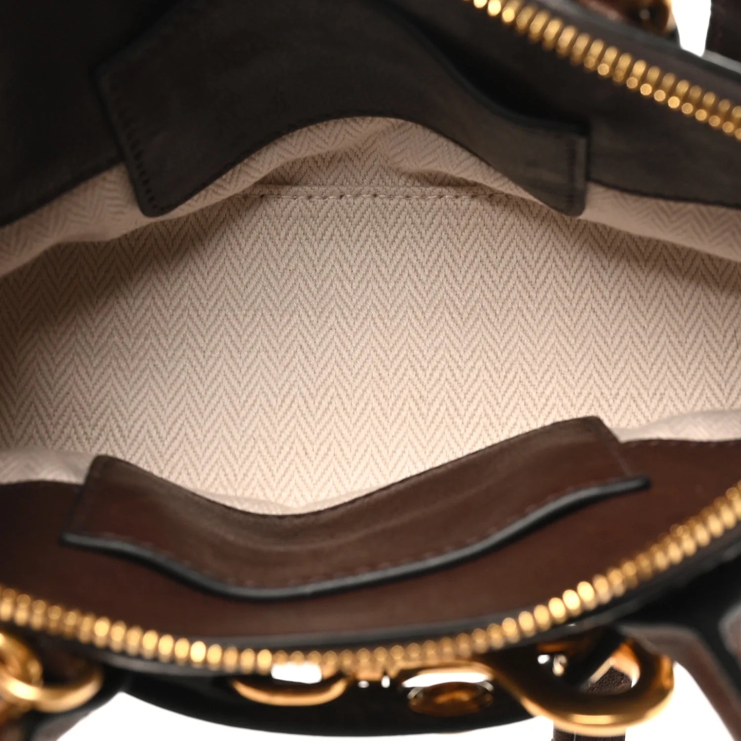 Miu Miu Brown Leather Satchel