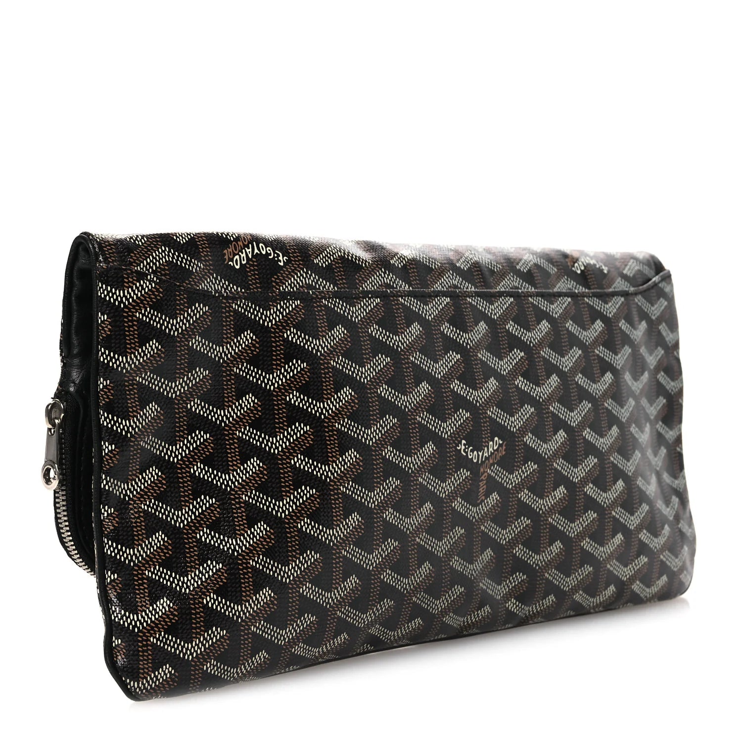 Goyard Black Goyardine Sainte-Marie Clutch