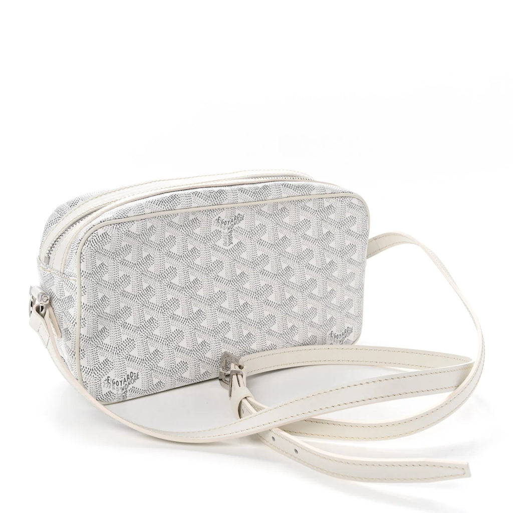 Goyard White Goyardine Cap-Vert Bag