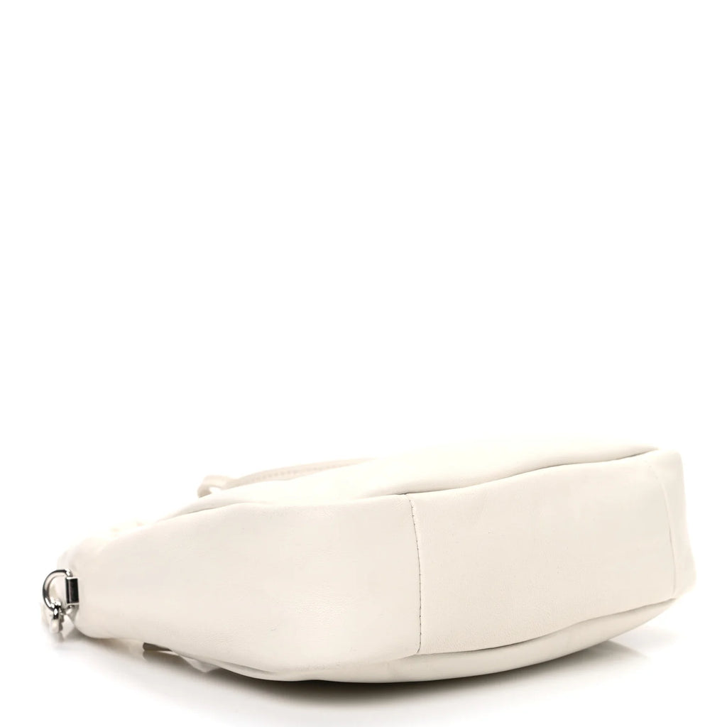 Prada White Leather Mini Bag
