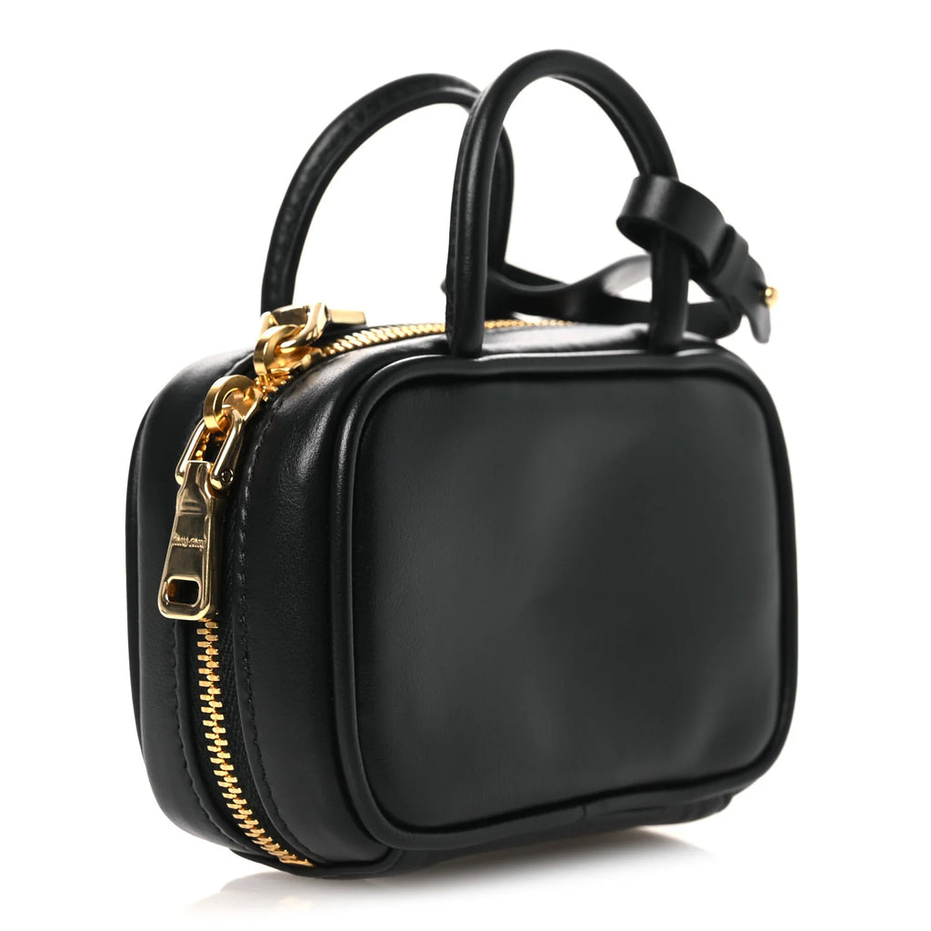 Miu Miu Black Leather Mini Bag