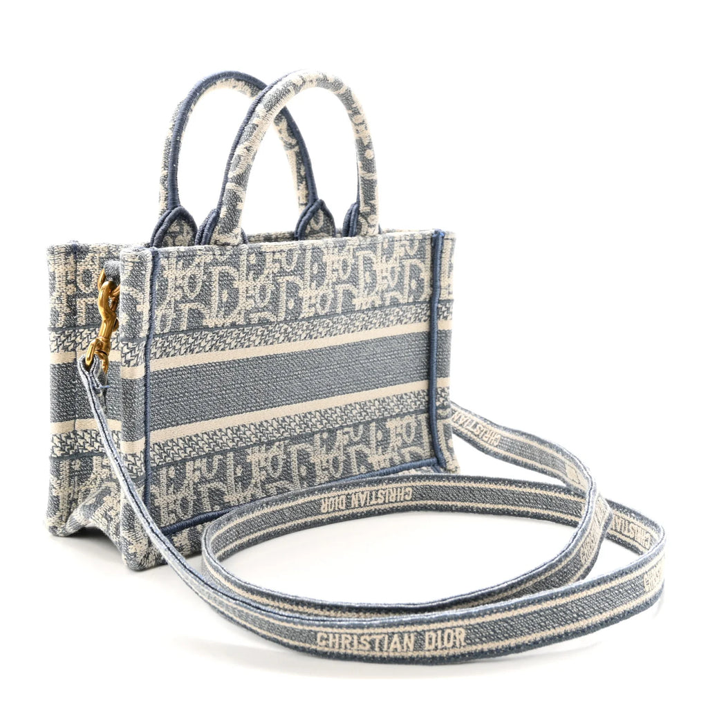 Dior Mini Blue Oblique Tote